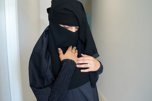 3 Layer Niqab (short length)